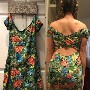 Summer floral dress